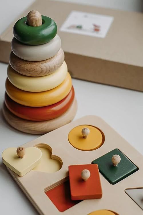 Juguetes de madera Montessori